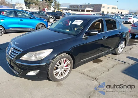 2012 Hyundai Genesis 4.6 z USA, uszkodzony, nr VIN KMHGC4DF9CU160852